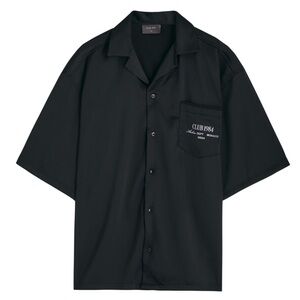 Club 1984 - Atelier Dept logo-print satin shirt